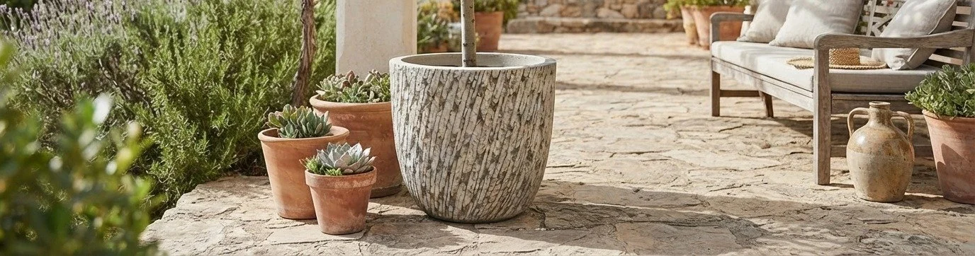 Maceta de fiberclay KALE