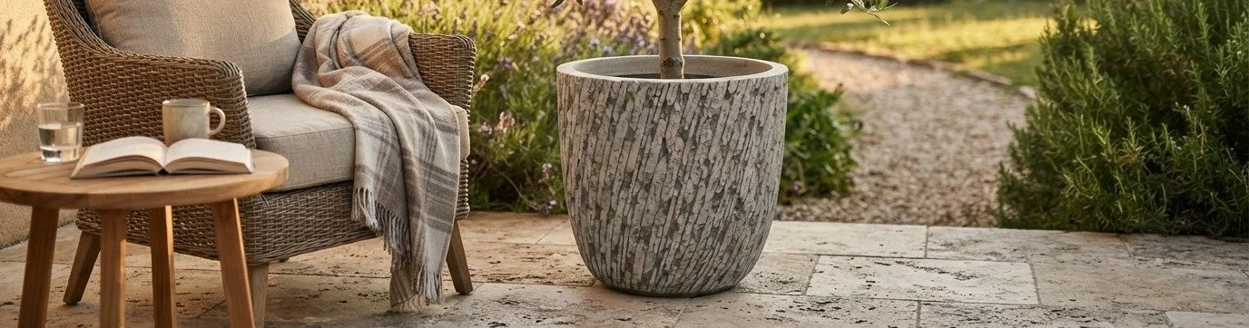 Maceta de fiberclay KALE
