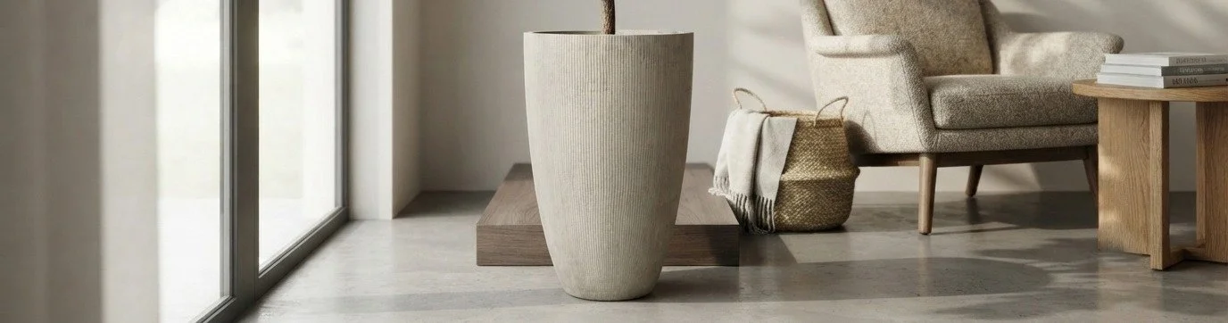 Maceta de fiberclay ORION