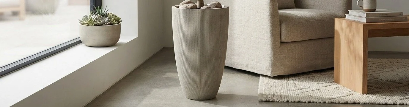Maceta de fiberclay ORION