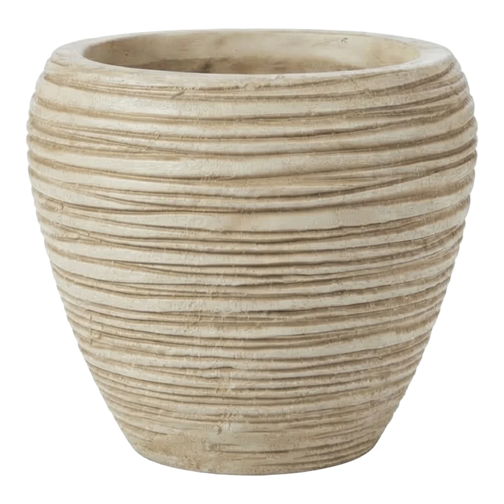 DRACO Fiberclay Saksı Bej