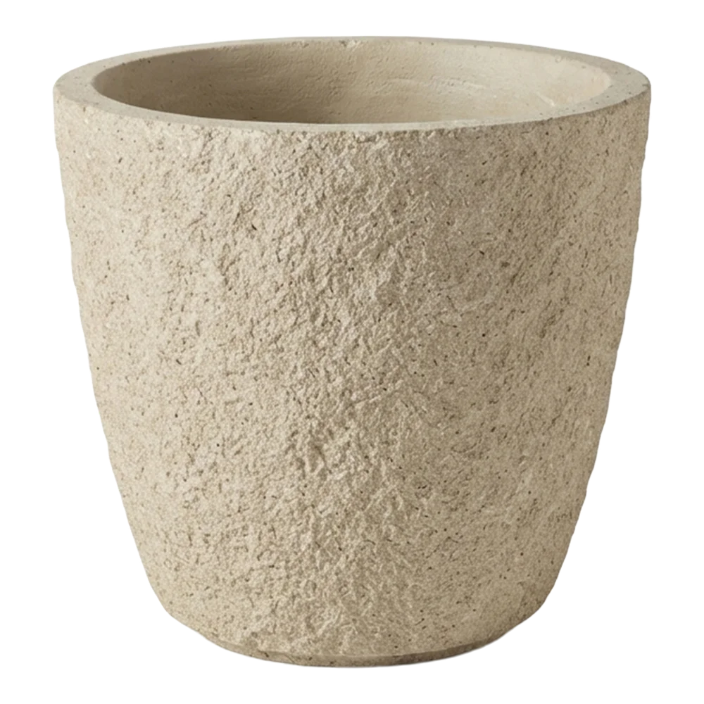 KOZMOS Fiberclay Saksı Bej