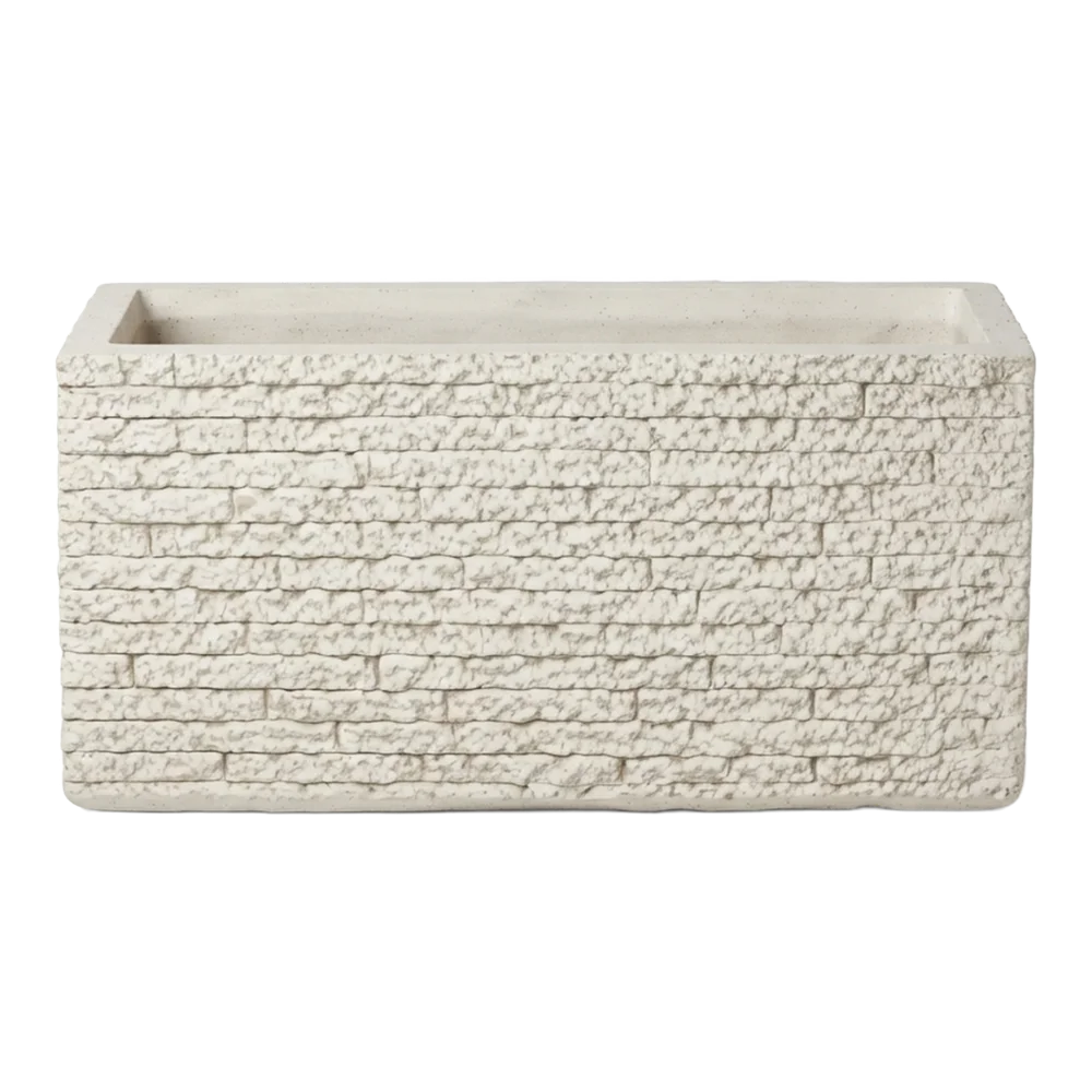 MERKÜR Fiberclay Saksı Bej
