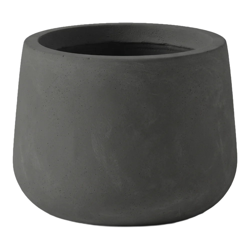 NADİR Fiberclay Saksı Siyah