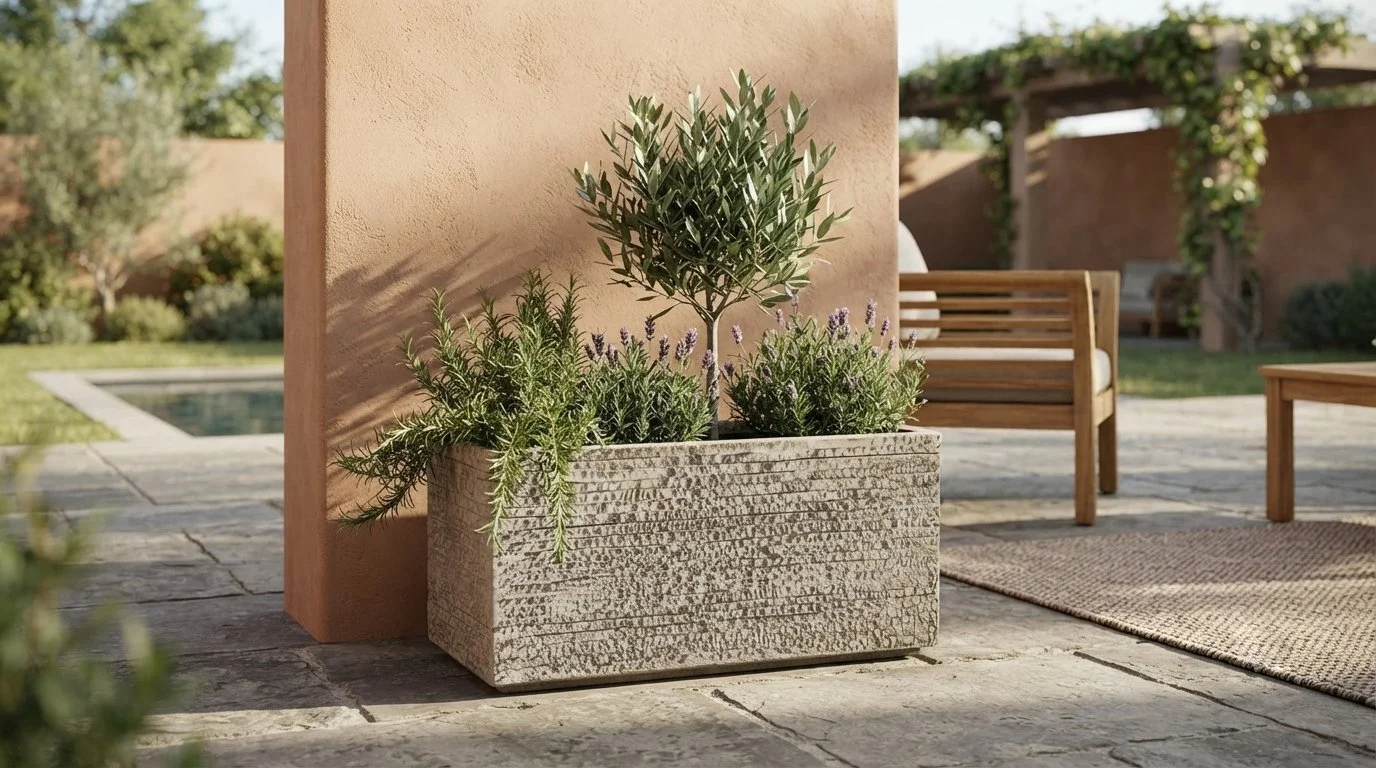 BLOK Fiberclay Saksı