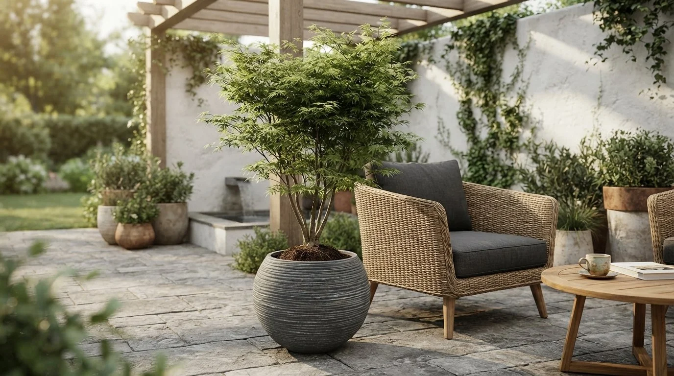 LİNA Fiberclay Saksı