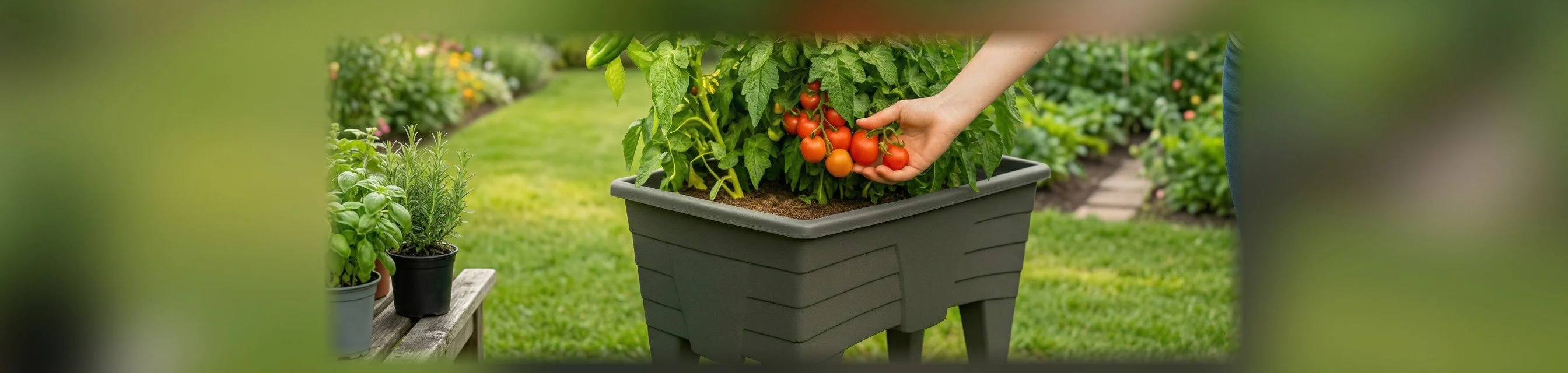 Ayaklı Bahçe Saksısı 60 L