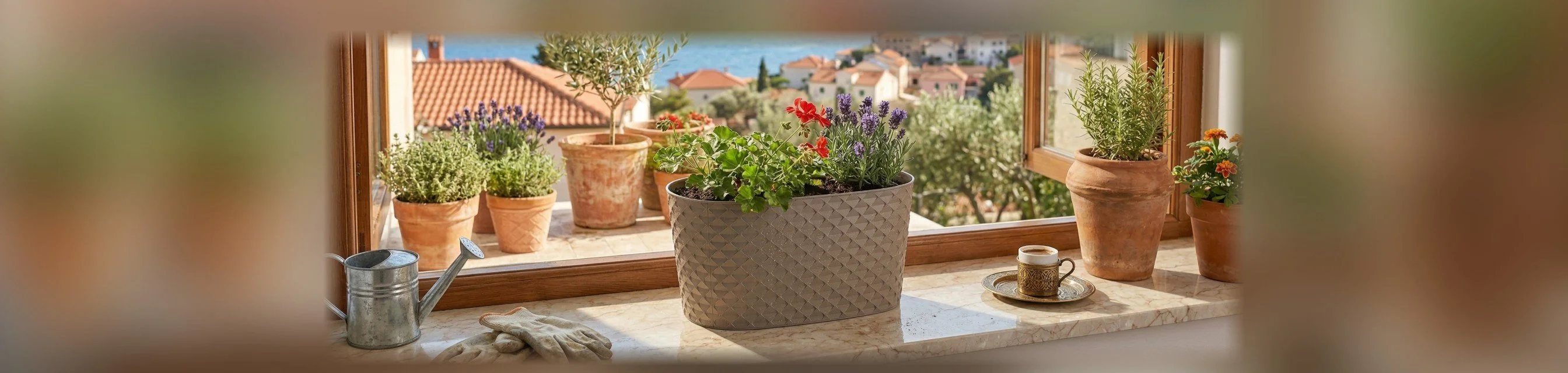 Kapadokya Balkon Saksı