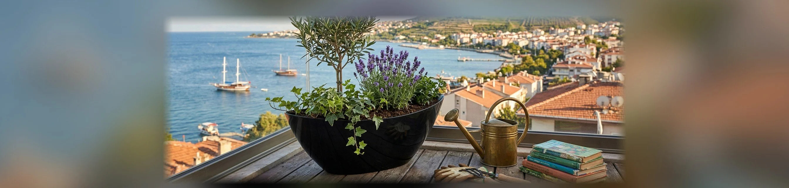 Kayık Aranjman Saksı