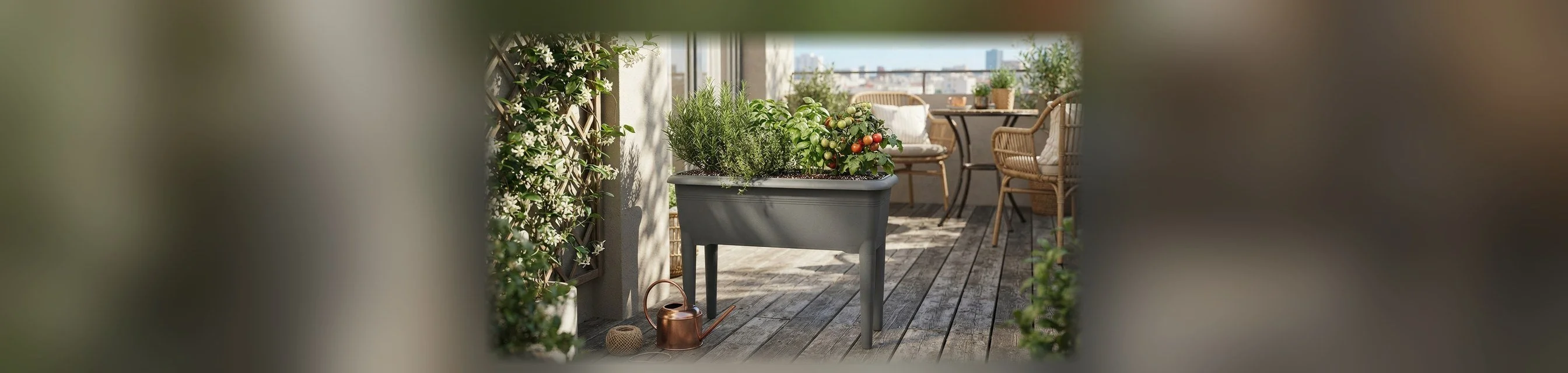 Villa Ayaklı Bahçe Saksı