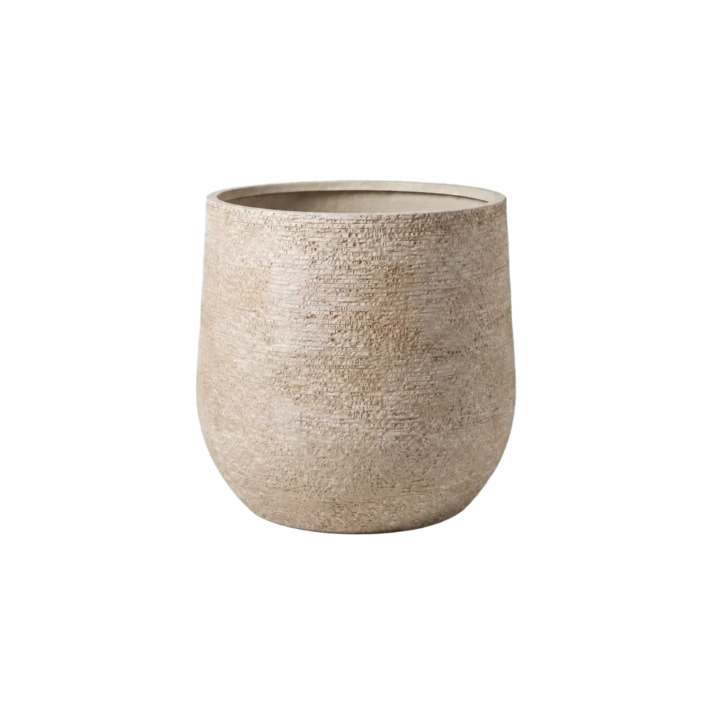 TERRA Fiberclay Saksı Bej